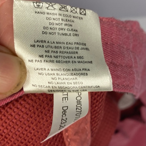 Adams Headwear - Mystery GHD Logo - Red Denim Adjustable Strapback Trucker Cap. - Picture 5 of 11